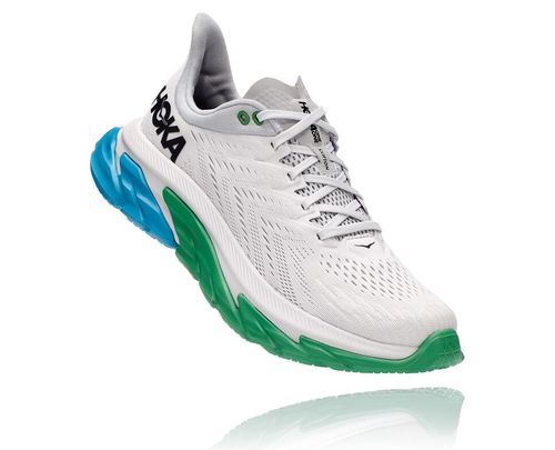 Hoka One One Herre Clifton Edge Road Løpesko Nimbus Cloud/Grønnbriar Norge-73FDP